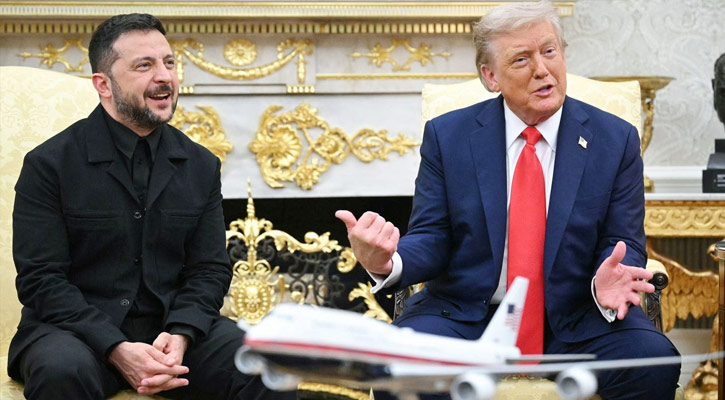 হোয়াইট হাউসে ট্রাম্প-জেলেনস্কির বৈঠক