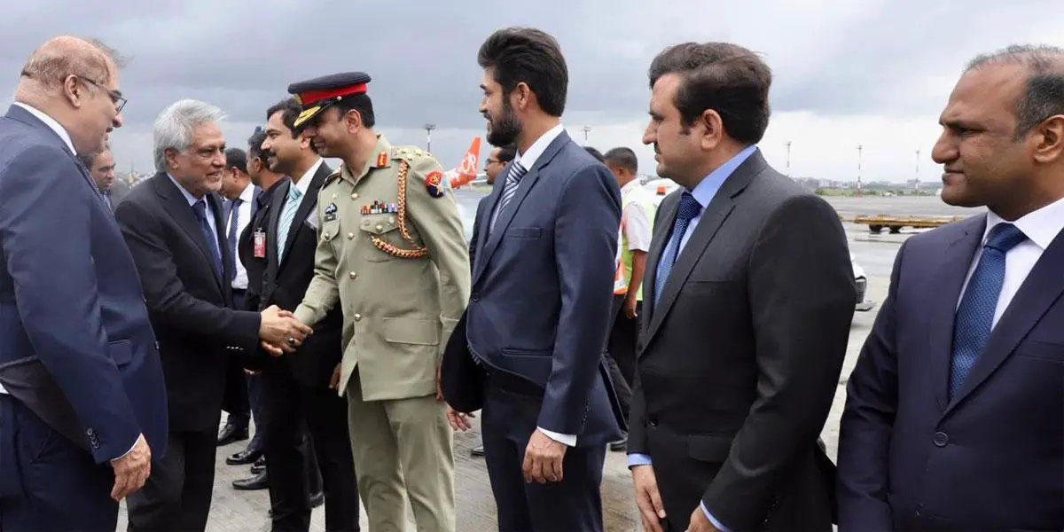 ঢাকায় পাকিস্তানের উপ-প্রধানমন্ত্রী ইসহাক দার