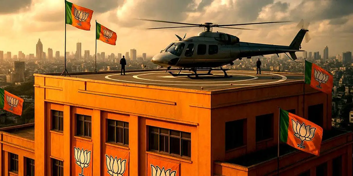 ছাদে হেলিপ্যাড আছে এমন বাড়ির সন্ধানে বিজেপি