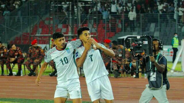 মোরছালিনের গোলে ২২ বছর পর ভারতকে হারাল বাংলাদেশ 