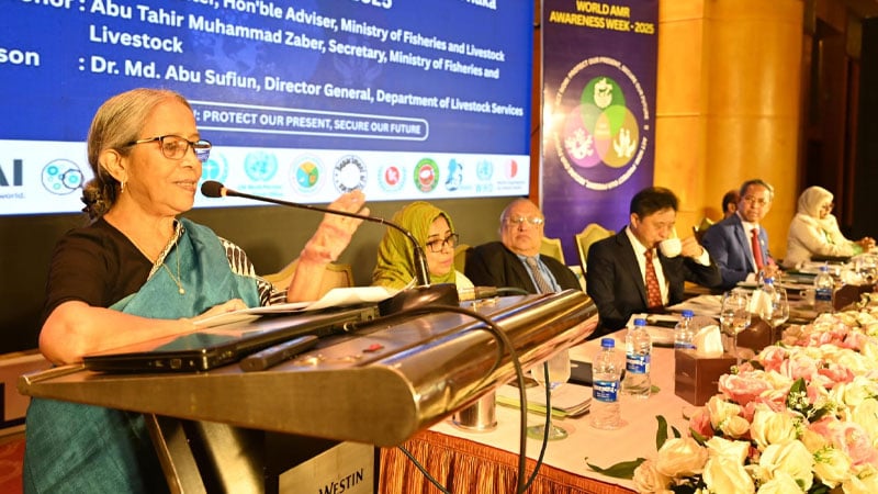 অ্যান্টিবায়োটিক ব্যবহারের হার ৭৬.৯ শতাংশ যা সরাসরি মানবস্বাস্থ্য ও পরিবেশের ওপর প্রভাব ফেলছে: উপদেষ্টা ফরিদা আখতার