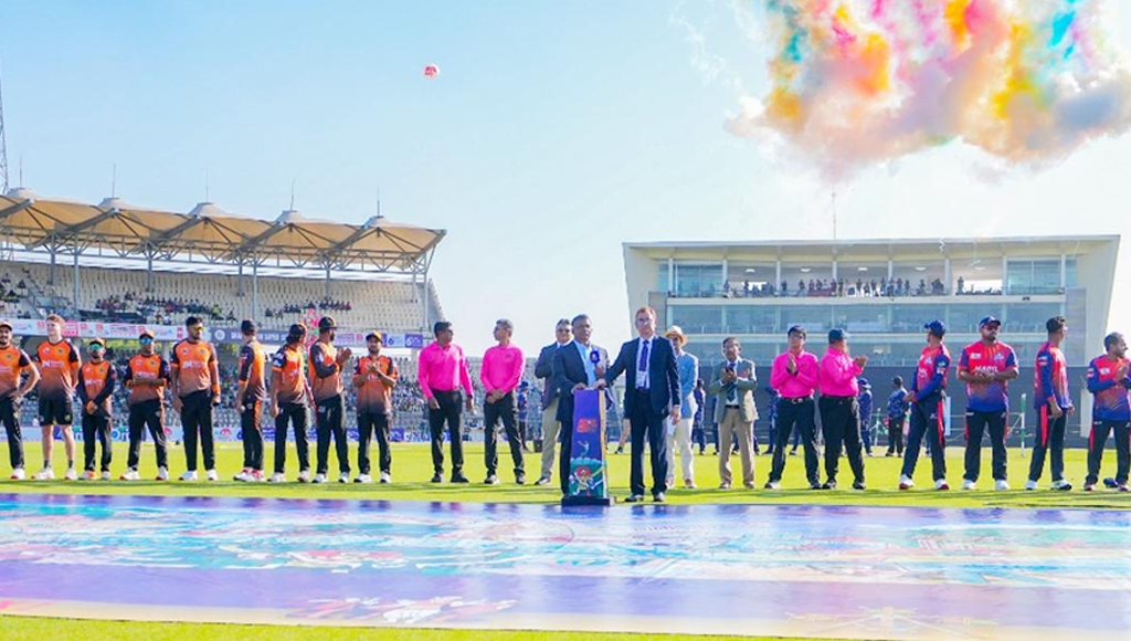 সিলেট আন্তর্জাতিক ক্রিকেট স্টেডিয়ামে,ট্রফি ছাড়াই শুরু হলো বিপিএল